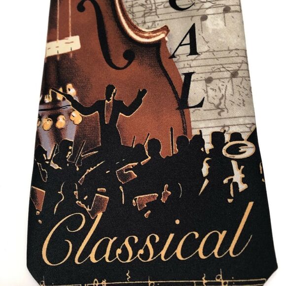 Danggi Man Cellw Music notes tie - Picture 2 of 5